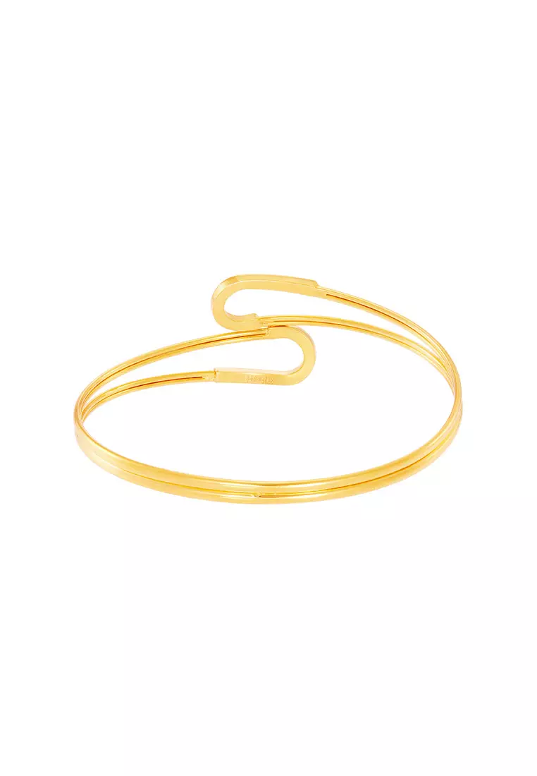 HABIB 925 Silver Bangle 163 OM2 DOUBLE-1