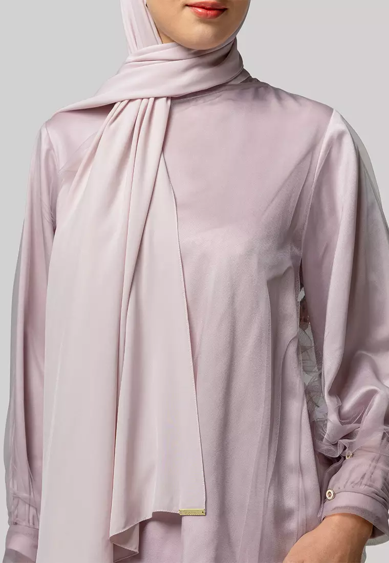 Kami Airlite Pashmina Instant Plain Blush Pink