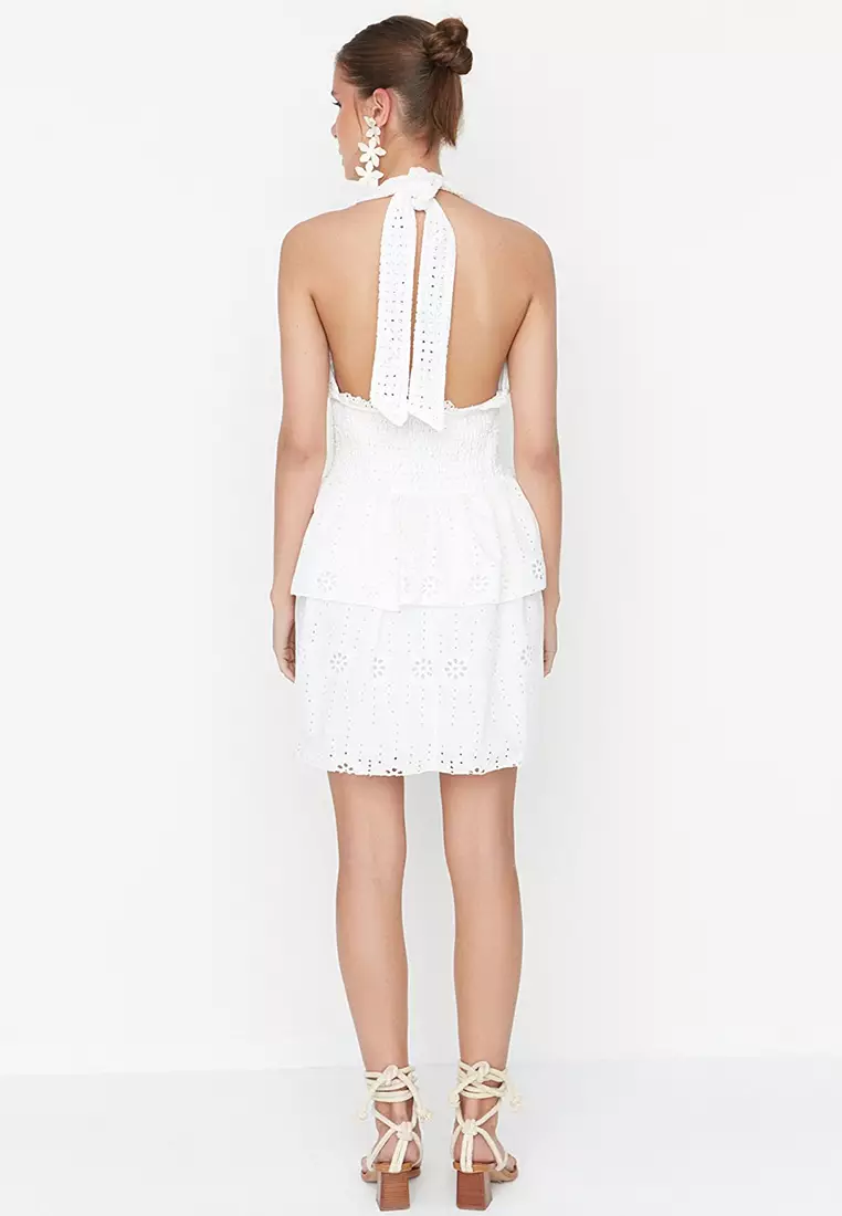 White dress zalora discount