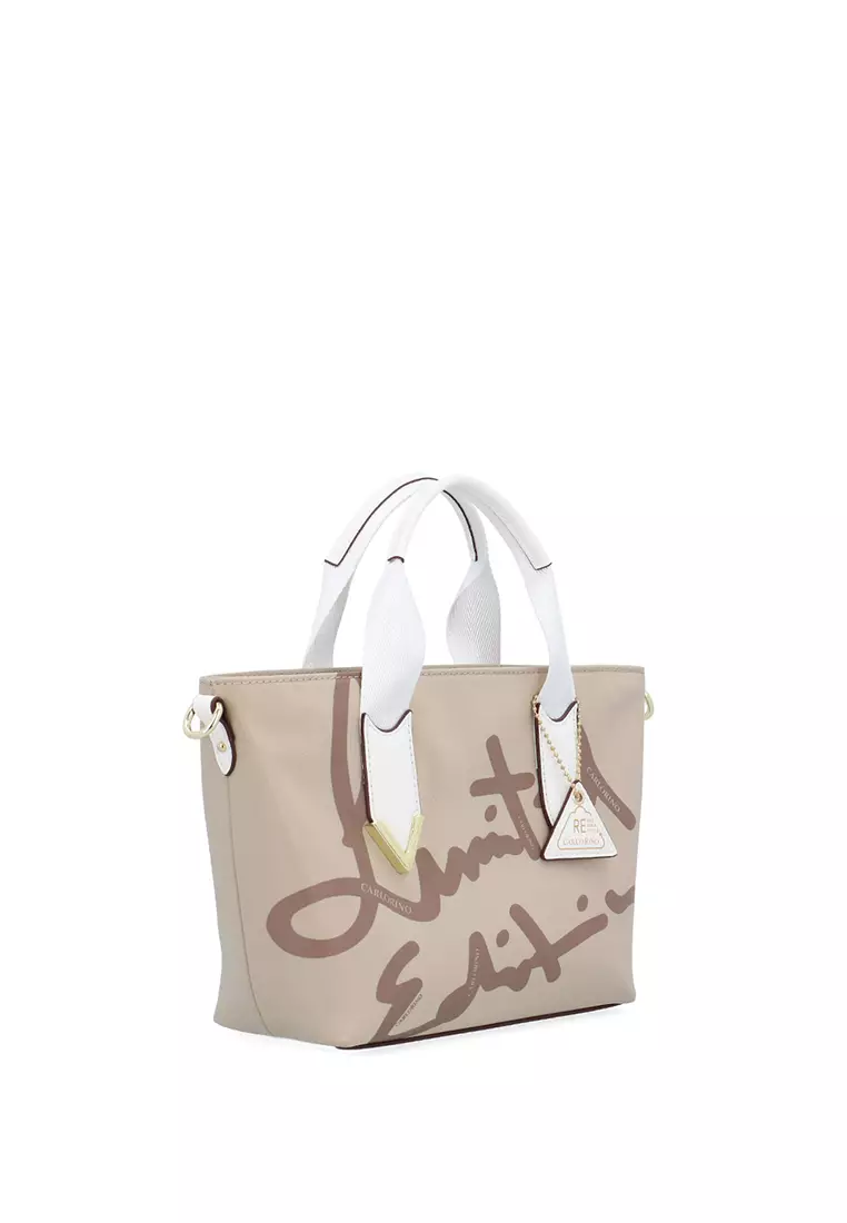 V-Earth Limited Edition Tote - White