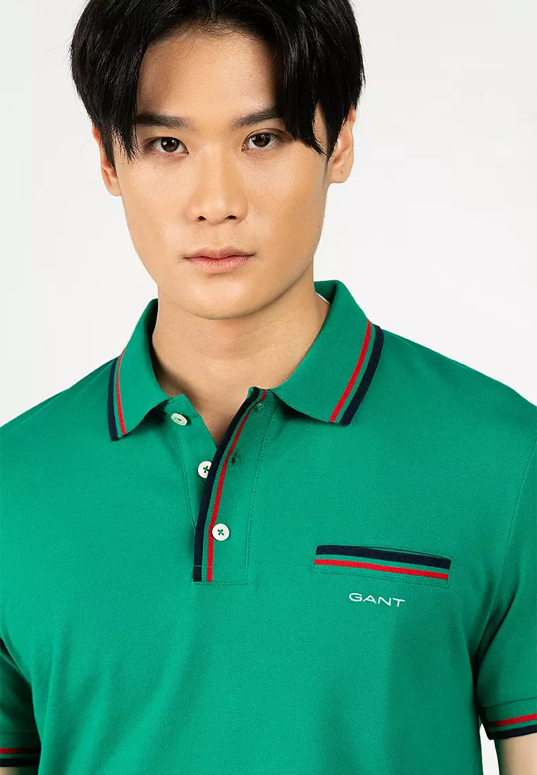 Tipped Piqué Polo Shirt