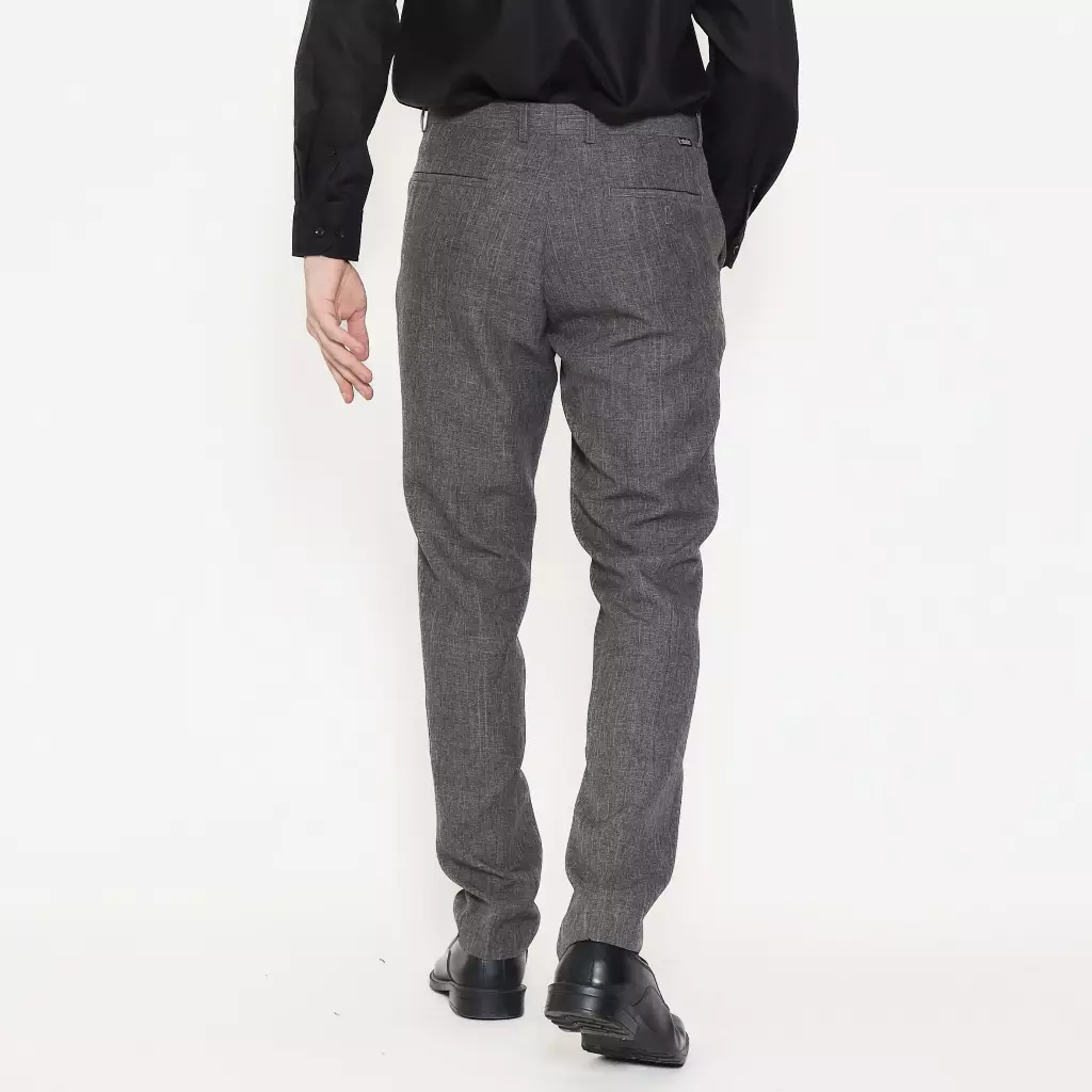Schoeller Celana Panjang Pria Slim Fit – Dark Grey – Ukuran 28–38 – STEVAN-SF