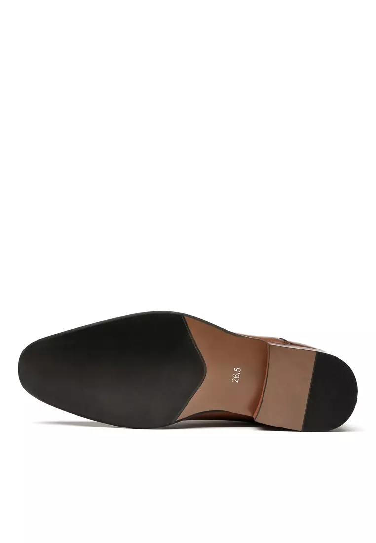 Leather Cap Toe Business Shoes KB888-1