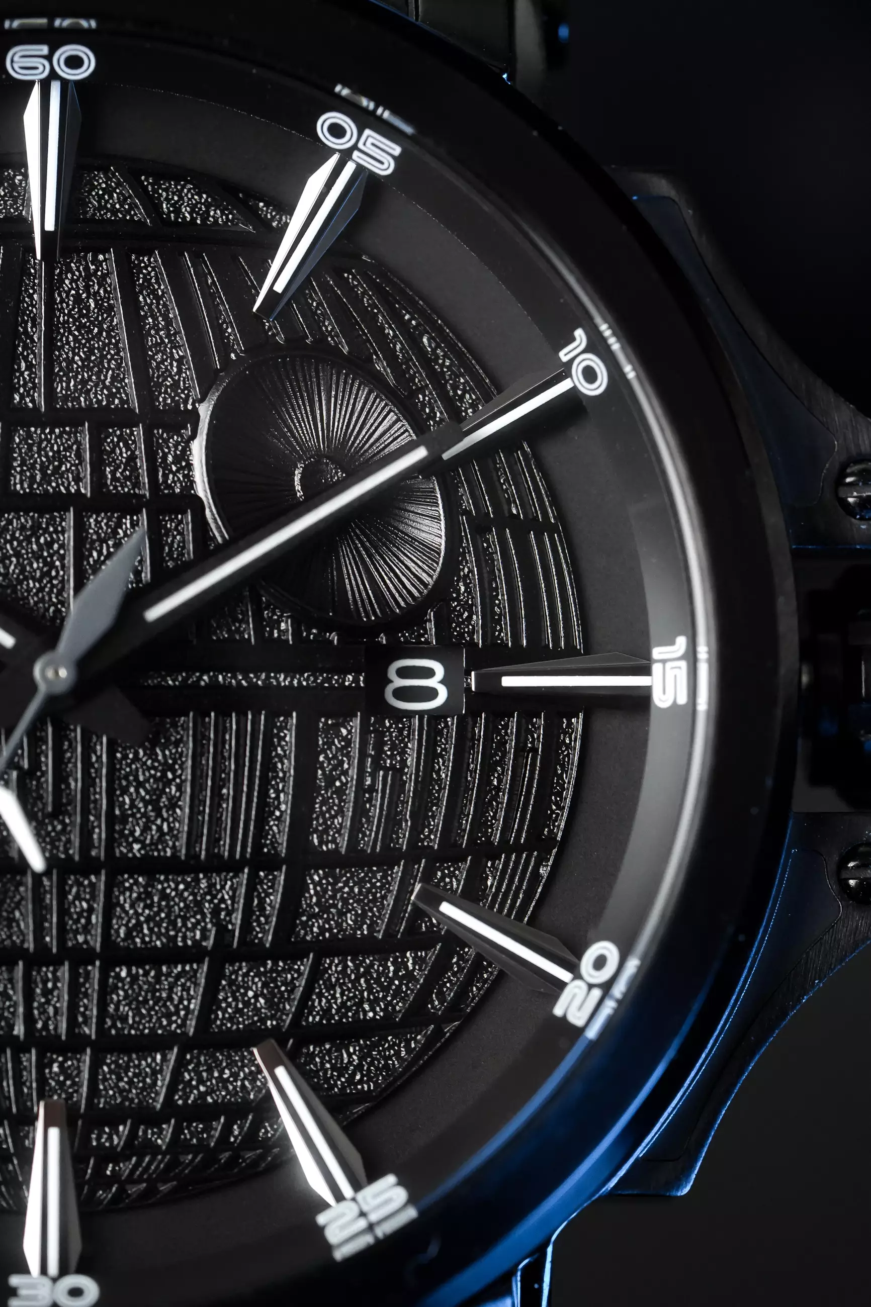 Jam Tangan Pria Alexandre Christie X Star Wars AC 9205 MA RDS-1 Darth Star Edition Black Rubber Limited Edition