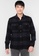 Only & Sons navy Scott Check Flannel Overshirt 4E305AA5BBF265GS_1