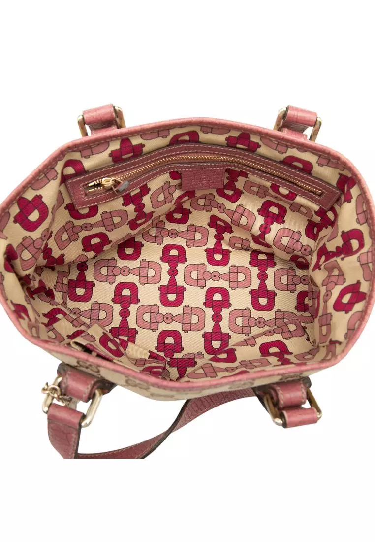 Pre-Loved Gucci Gg Canvas Jolicoeur Handbag