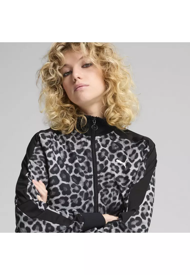 T7 LEO LUXE 女子豹紋運動外套