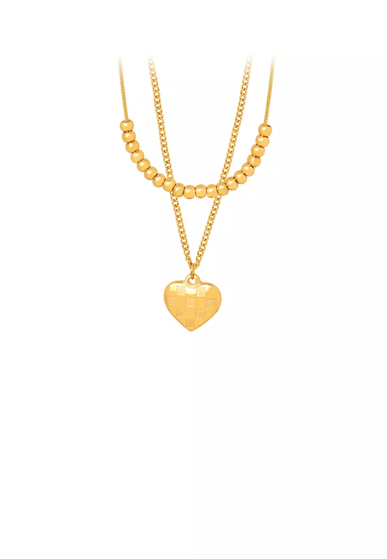 Buy Mooclife Fashion and Simple Plated Gold 316L Stainless Steel