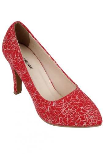 Claymore High Heels BB 701K Red