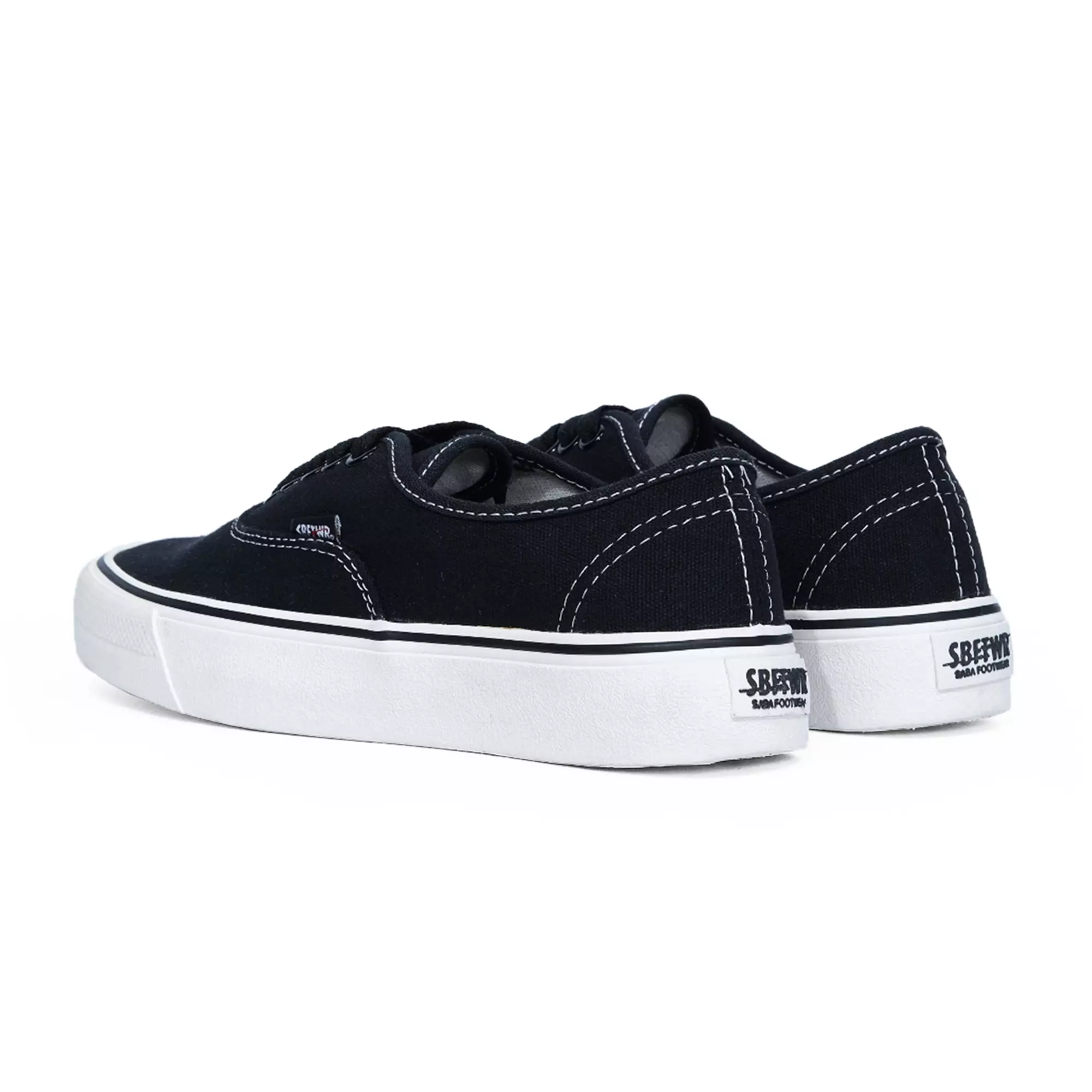 SABA Evermore Black White Classic - Sepatu Sneakers Casual Pria Wanita
