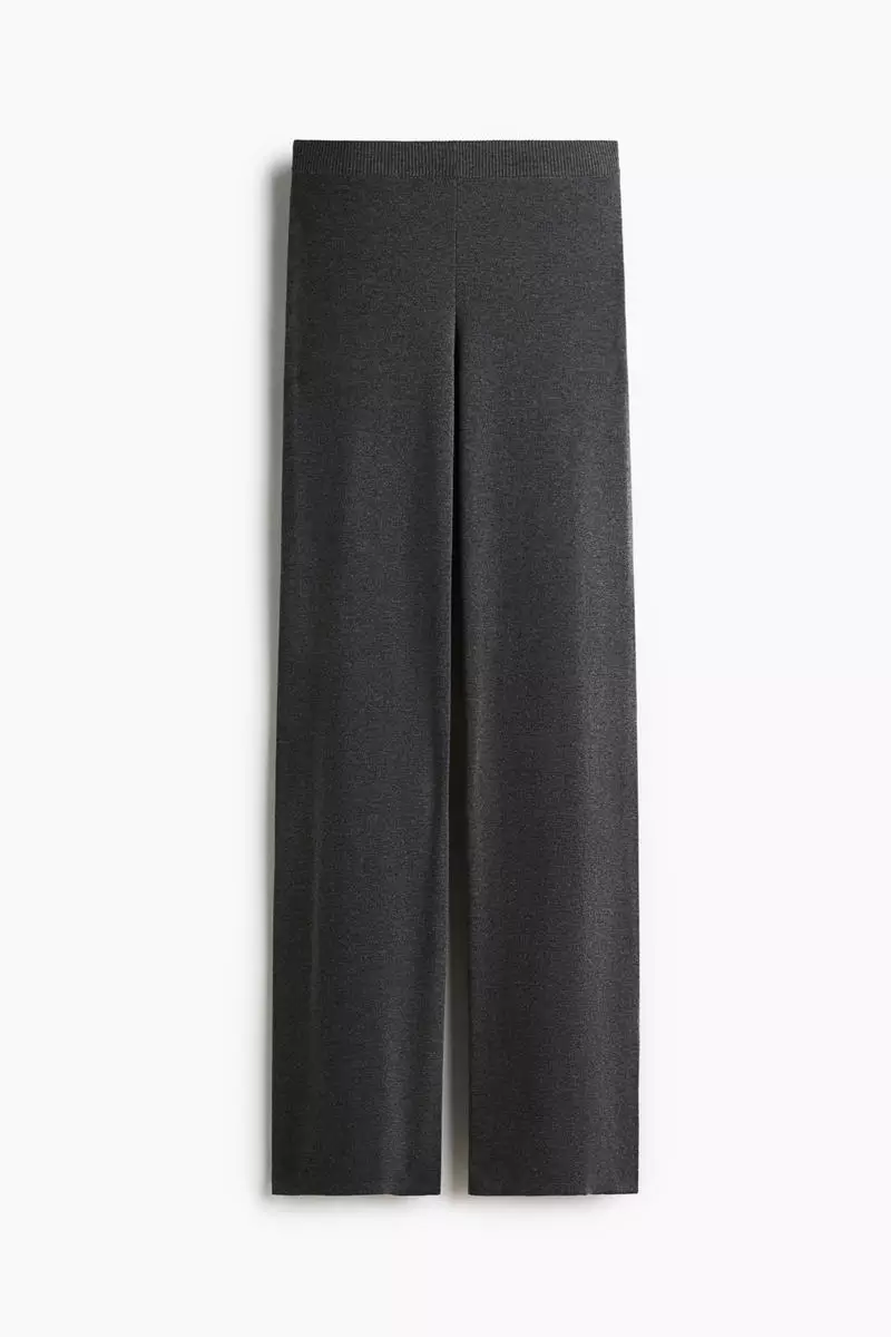 Fine-knit trousers