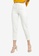 FORCAST white FORCAST Danna Cropped Notch Pants CB4BCAA8493AEBGS_1