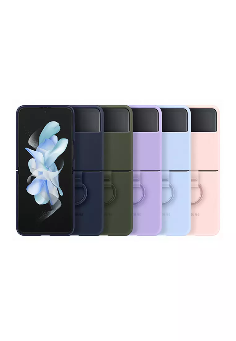 Galaxy Z Flip4 Silicone Cover with Ring