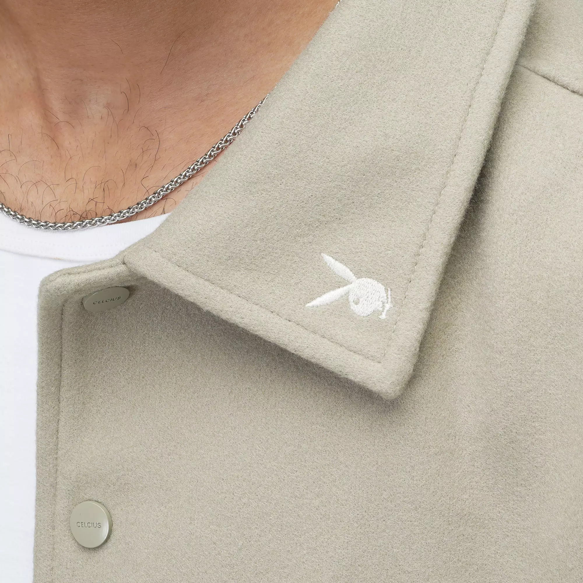 CELCIUS Playboy Pleasure for All Varsity Jacket I31000382C Hijau