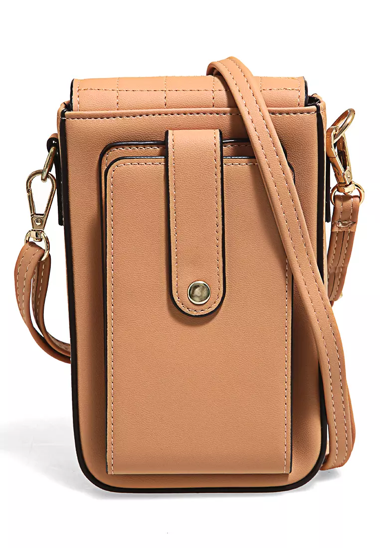 Sling Bag Wanita Tas Selempang Handphone Many Slot Material Leather ORIGINAL