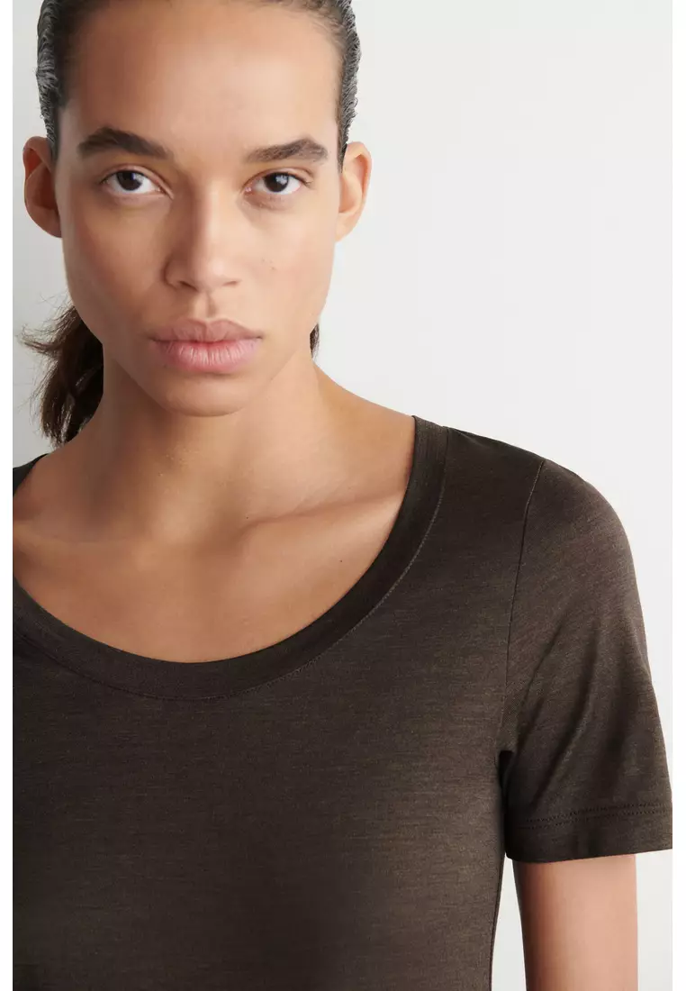 SLIM SILK T-SHIRT