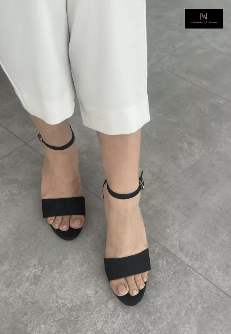 Nicholas Edison Heel Agra Black