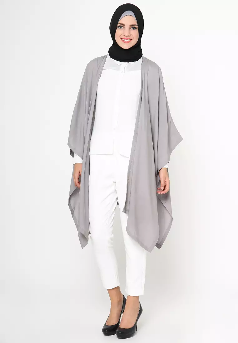 Jual TITAN’S WARDROBE Grey Cotton Oversized Outer Original 2024 ...