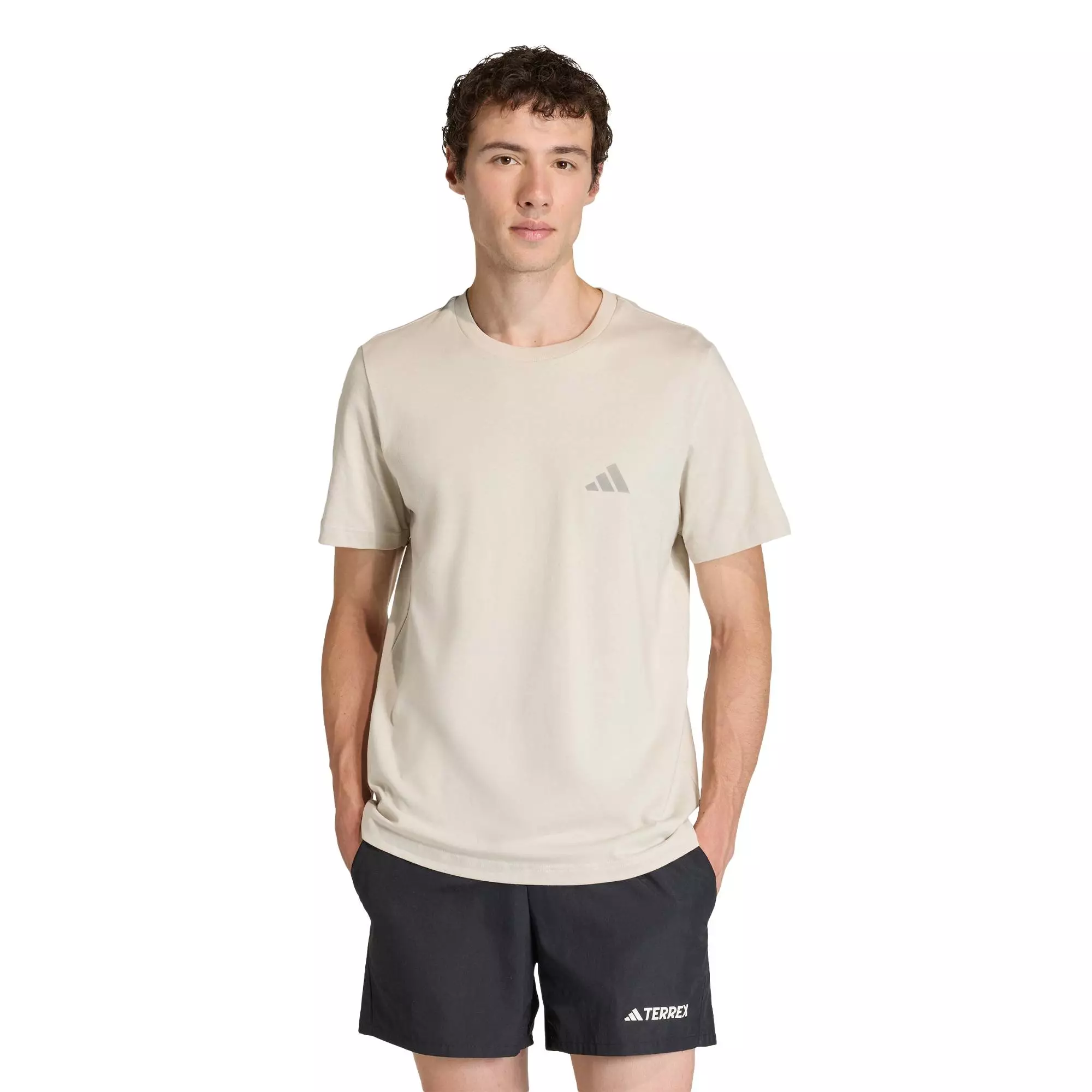 Hiking TERREX MOUNTAIN GRAPHIC T-SHIRT Men Beige KB9601