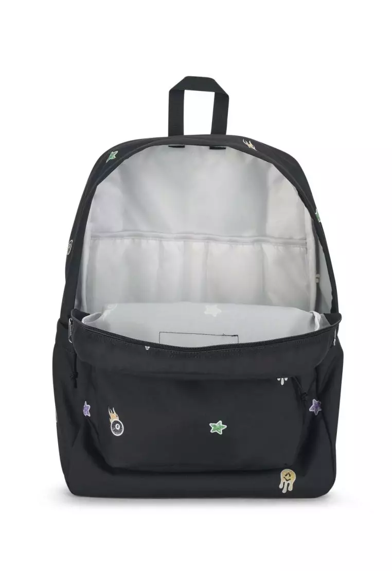 Jansport superbreak deals black backpack