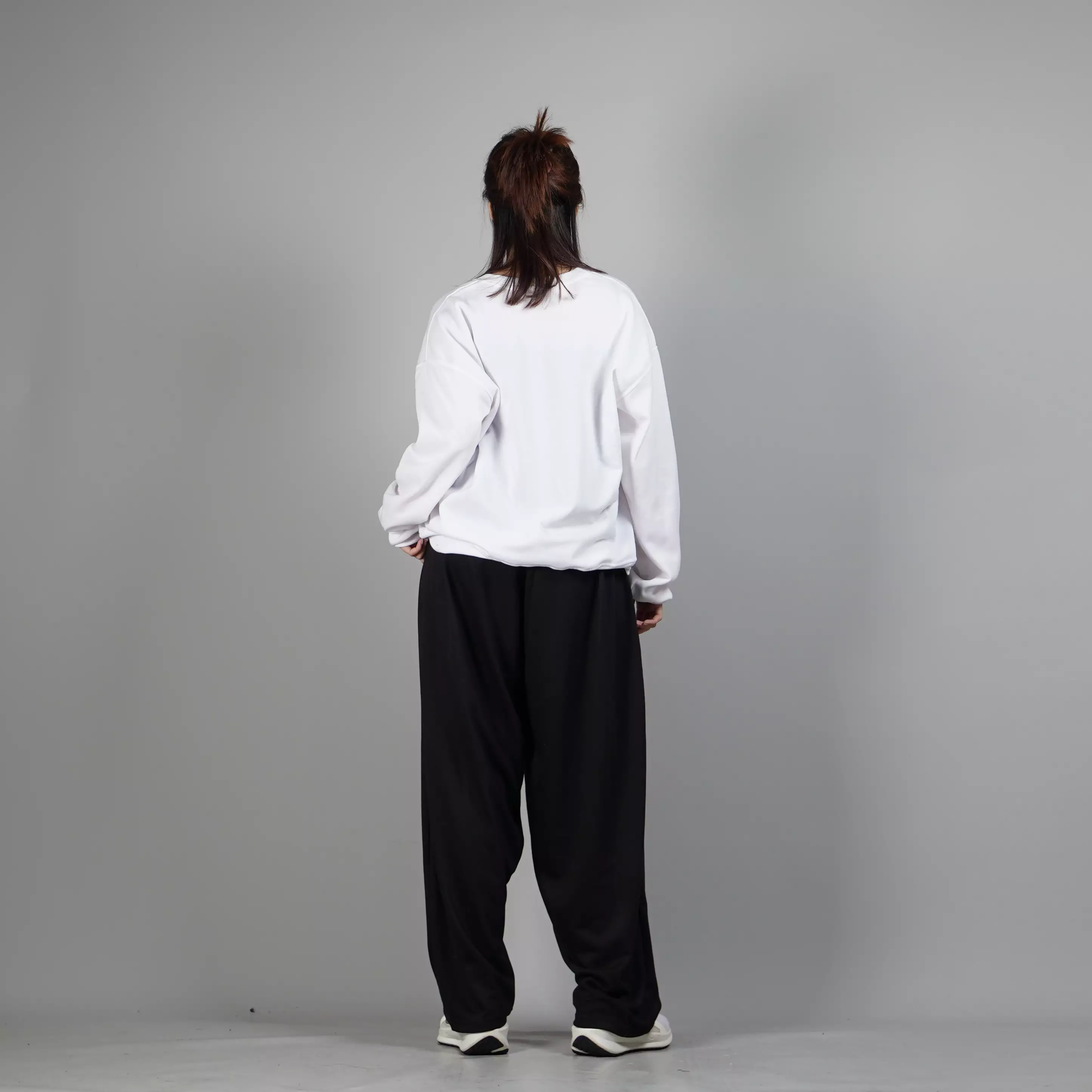 BAGGY PANTS Celana Wanita Baggy Celana Panjang Baggy Celana Baggy Pants Wanita - HITAM