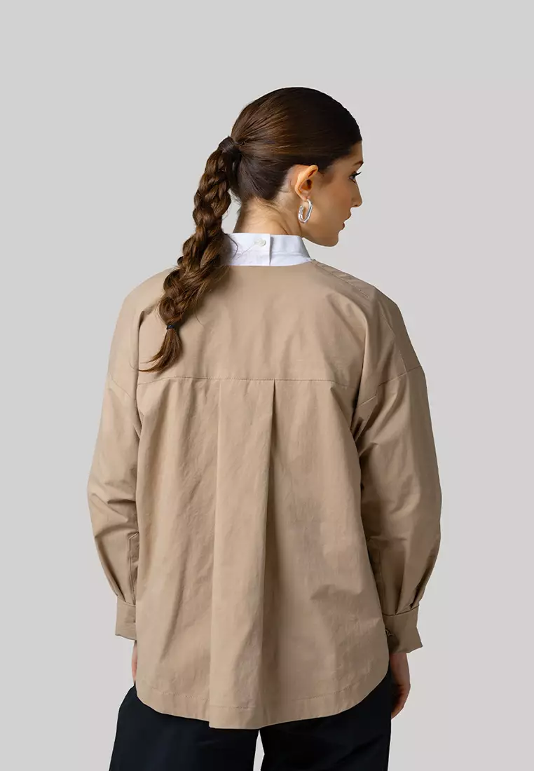 Kami Lila Oversized Outer Latte