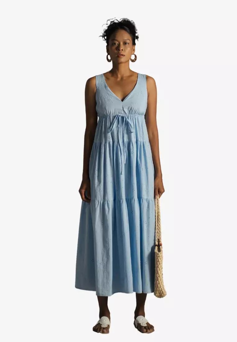 F2 - Fashion and Freedom Summer Get Away Maxi Cotton Dress