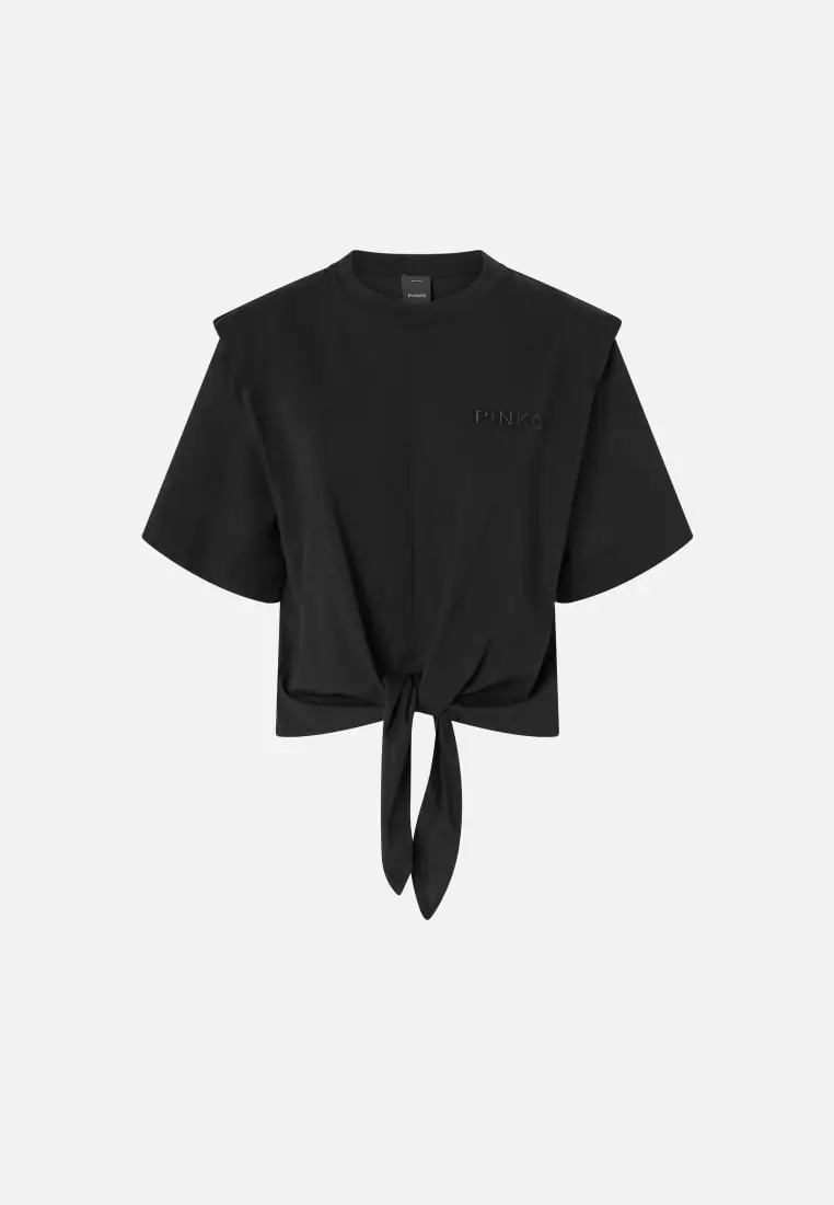 Buy Pinko Drawstring jersey t-shirt 2026 Online | ZALORA