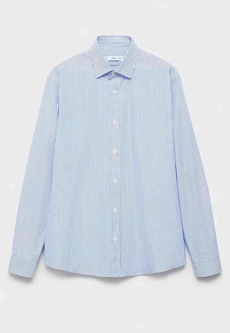 Regular Fit Striped Cotton Shirt