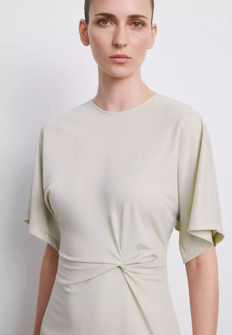 Side Gathered Detail Dress