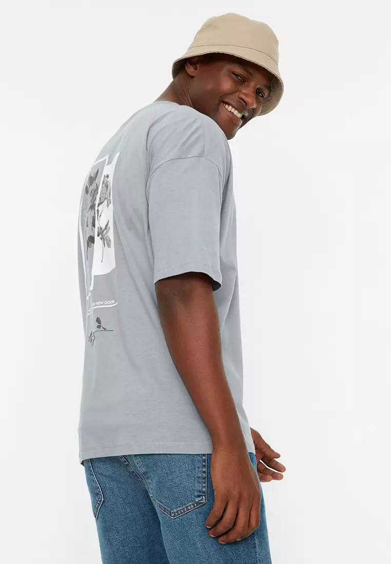 Oversize Crew Neck Printed T-Shirt