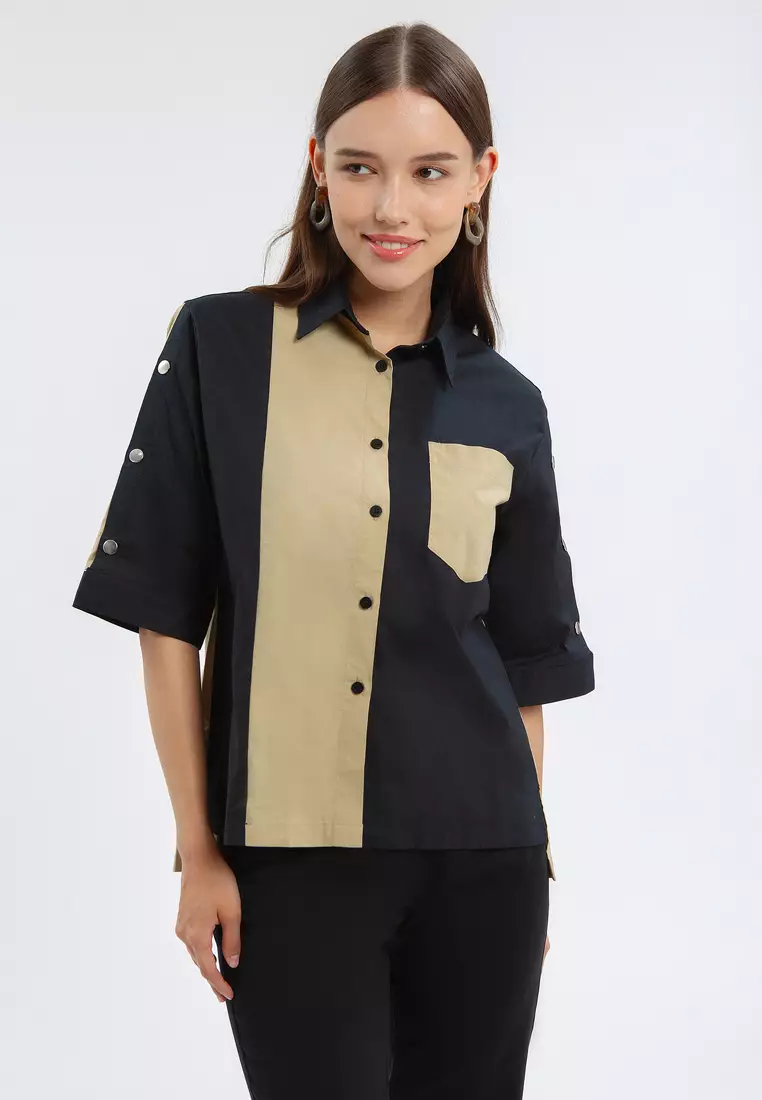 Minimal Saporo Top Jet Black