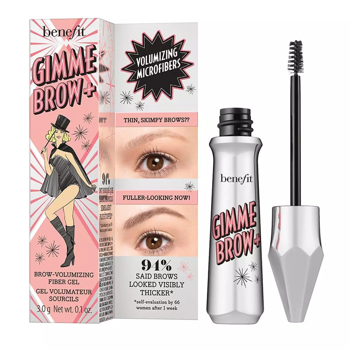 Benefit Gimme Brow+ Volumizing Eyebrow Gel Shade 03.5