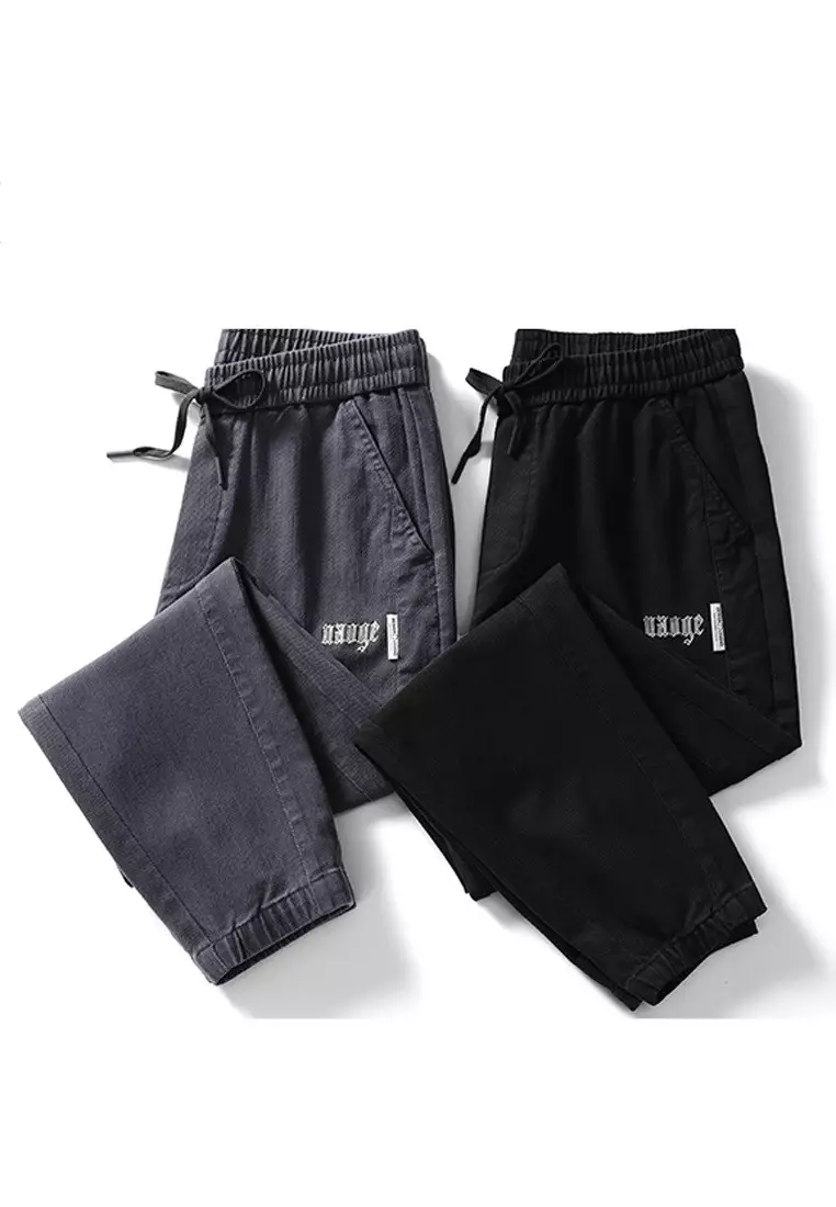 Drawstring Slim Jogger Pants
