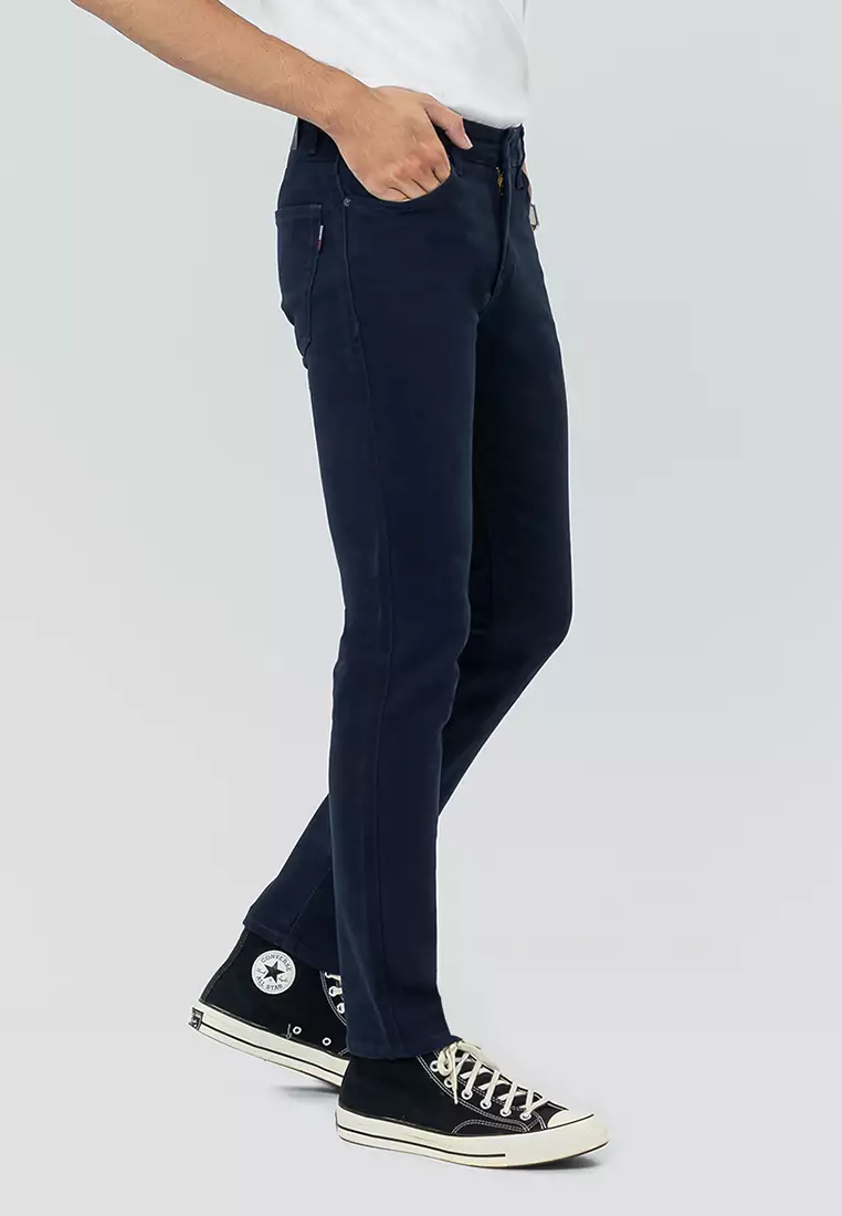VENICE NAVY Celana Panjang Jeans Chinos Denim Pria - Bottom Man Long Pants