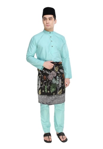 Amar Amran green Baju Melayu Moden 6800DAA3899E29GS_1