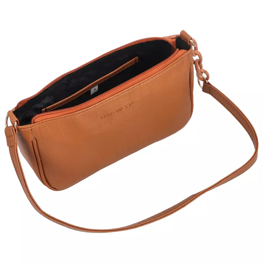 MYNT by Mayonette Vanda Shoulder Bag Vintage Croco Bag Tas Wanita Terbaru 2021 - Brown