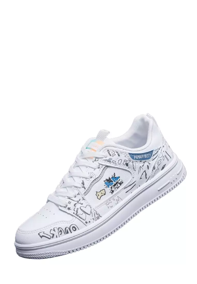 Sepatu Sneakers Cowok Kekinian Bertali Casual QN241