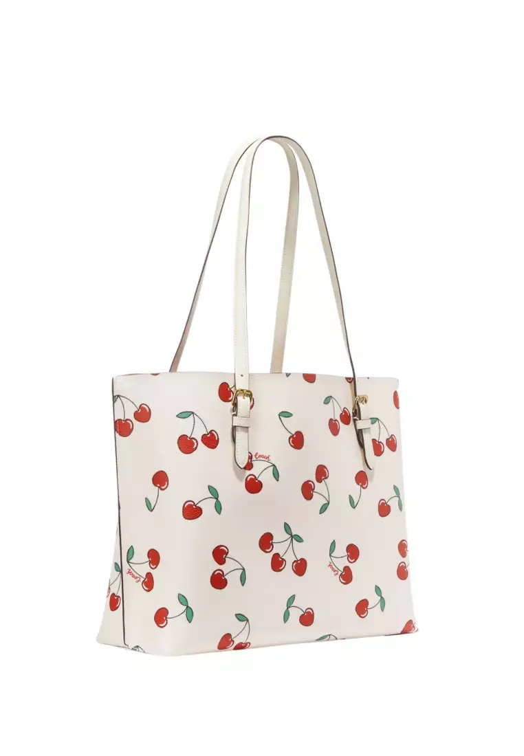 COACH®  Mollie Bucket 22 With Heart Cherry Print