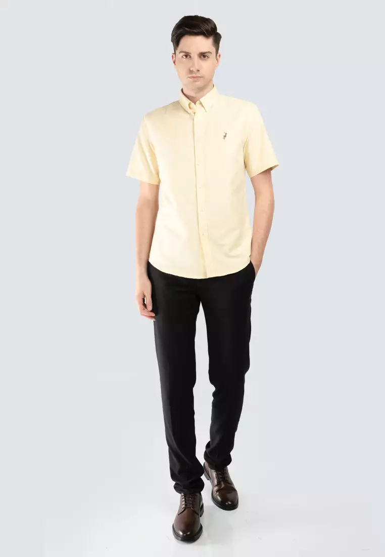 Polo Haus - Men’Cotton Plain Regular Fit Short Sleeve