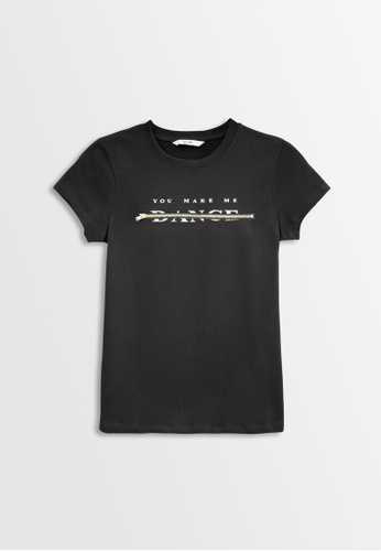 SUB black Women Short-Sleeve Graphic Tee 8BA53AAE8ED80EGS_1