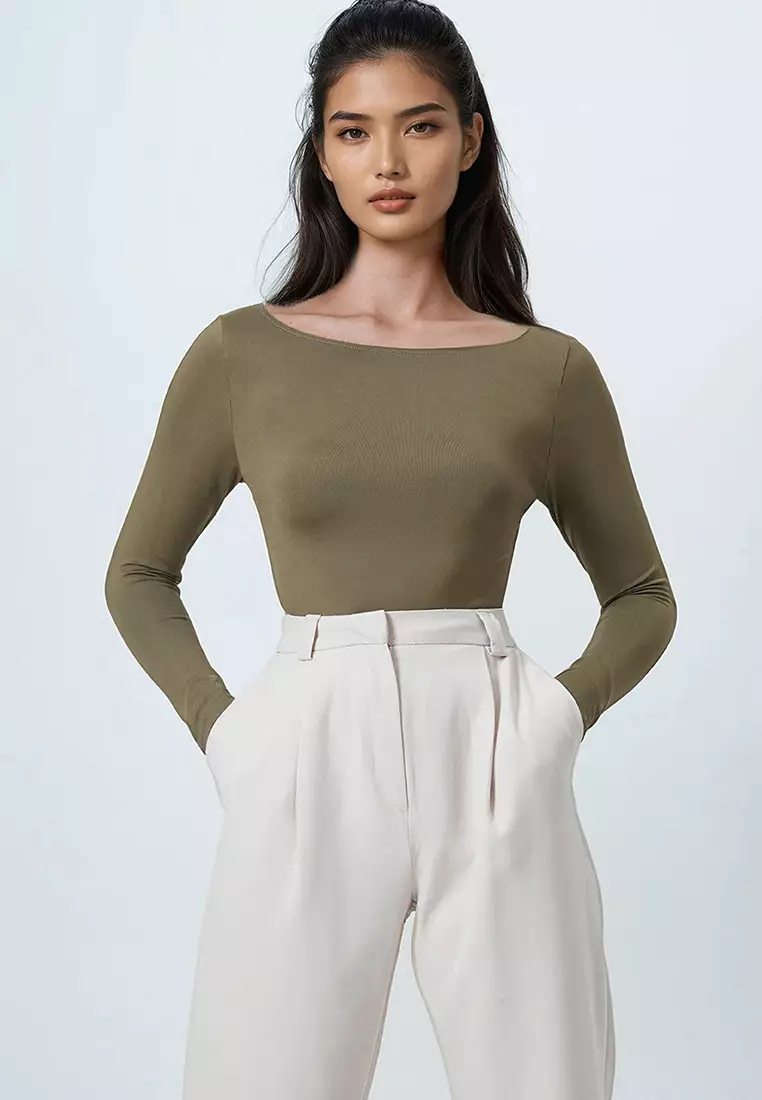 Boat Neck Blouse
