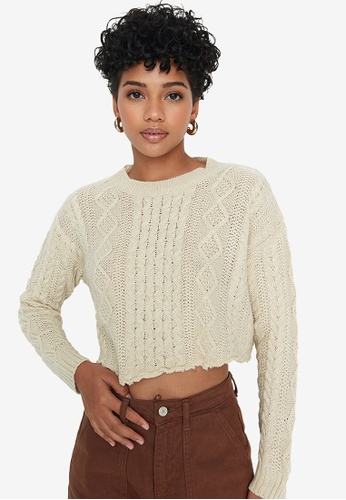 Buy Trendyol Cropped Sweater 2023 Online | ZALORA Singapore