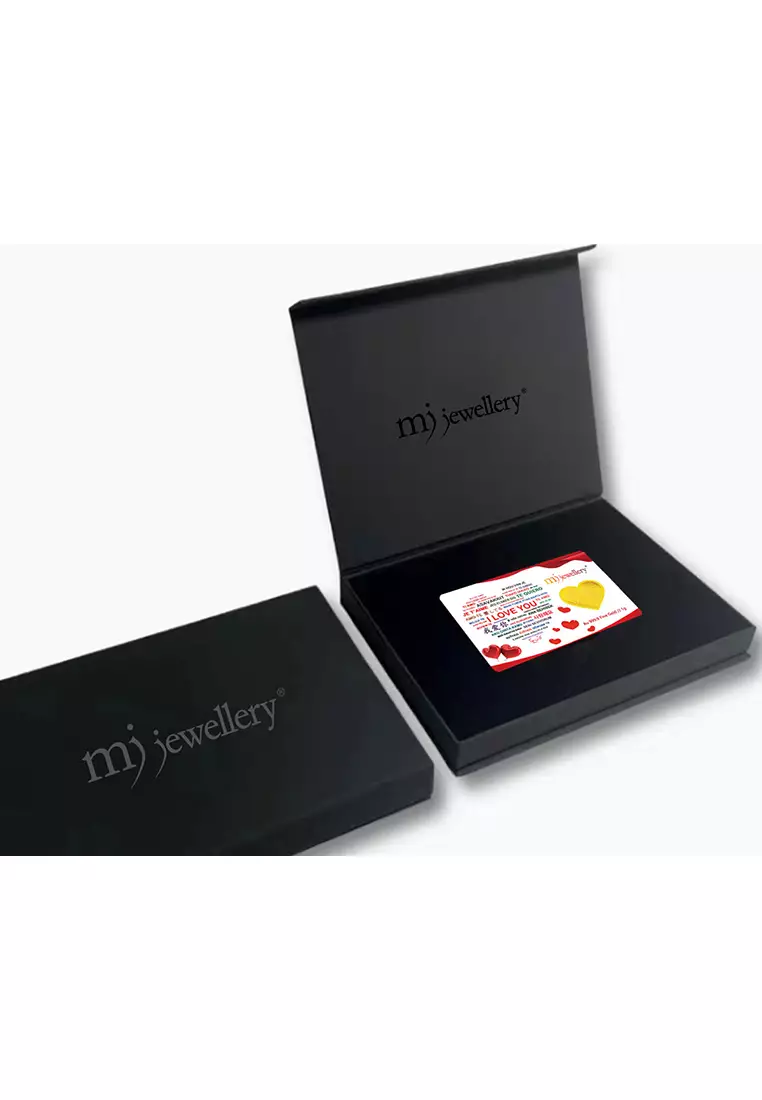 5G系列 999.9/24K足金 我愛你卡片 (1克)