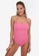 Trendyol pink Ruched Swimsuit C2EA5US1A7ABA0GS_1