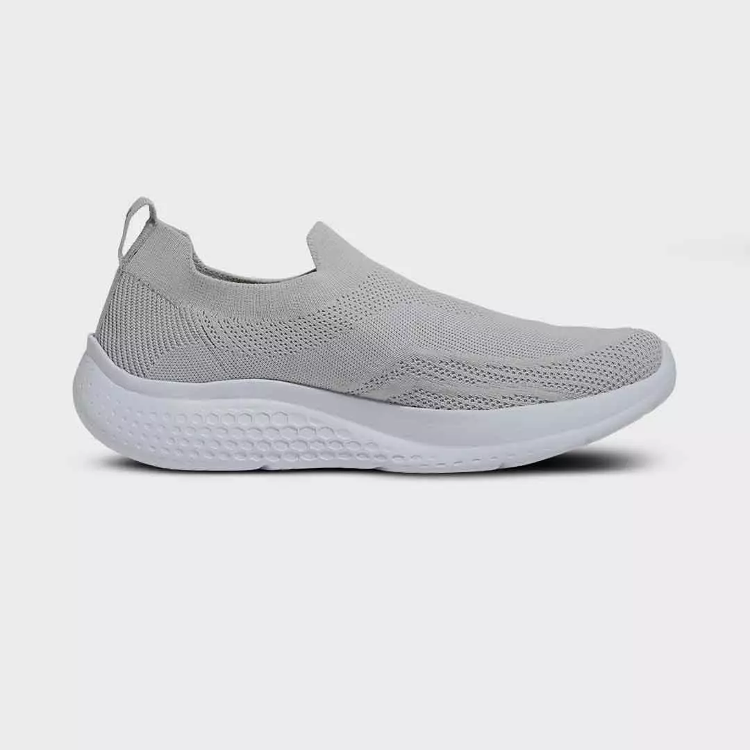 Sepatu Eagle Walker – Lifestyle Walking Warna ABU-ABU/PUTIH