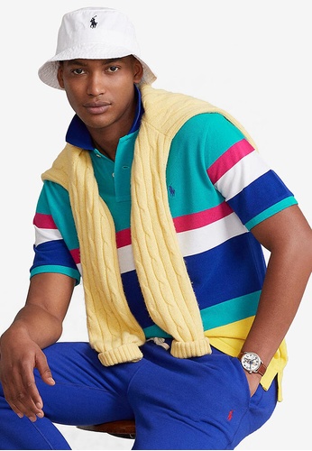 Polo Ralph Lauren multi Striped Short Sleeves Polo Shirt 3583AAA234B8E7GS_1