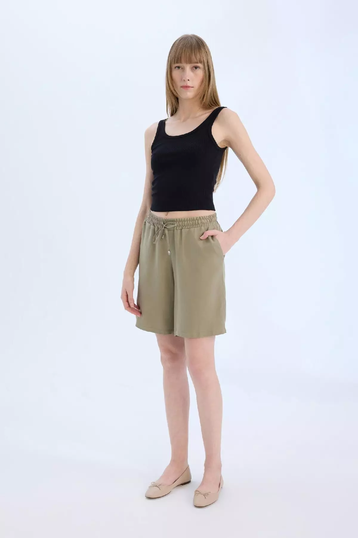 High Waist Short Leg Belmando Shorts I6760Az25Hs