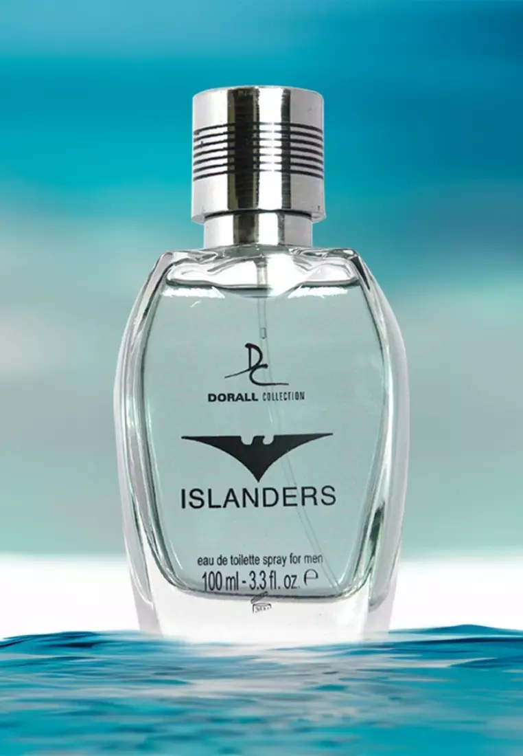 (B1T1)  Dorall Collection ISLANDERS 100ml EDT/ISLANDERS 100ml EDT Perfume For Men  DR01630-S1MM