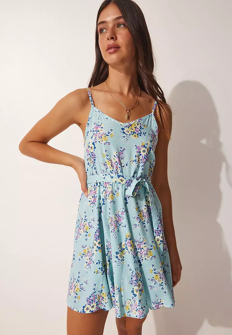 Patterned Viscose Dress